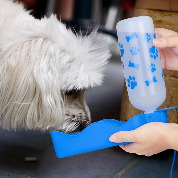 NEW Dog Portable Travel Foldable Water Bottle - Picture 2 of 7